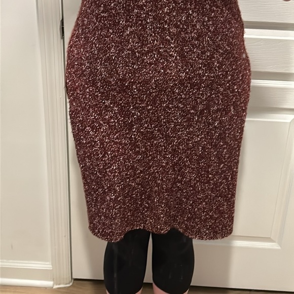Sweater tunic in maroon - Picture 5 of 8